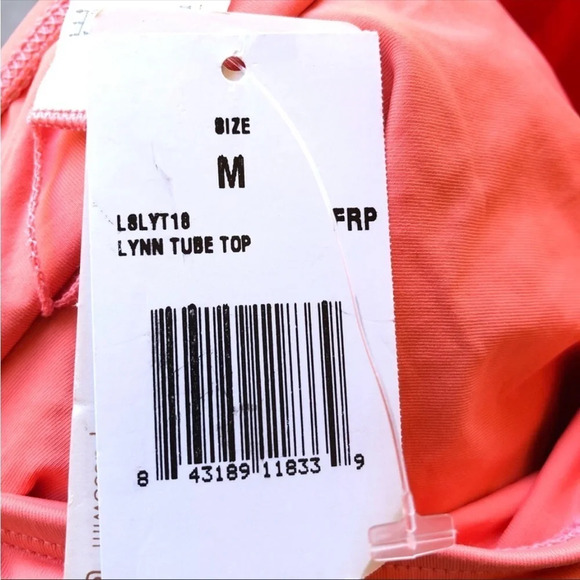 NWT L*space Peach Lynn Tube Swim Top Medium - Picture 8 of 8